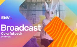 Broadcast ID Colorful Pack Mogrt - Videohive