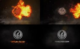 Fire And Chrome Logo | After Effects - Videohive