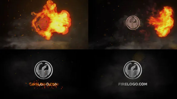 Fire And Chrome Logo | After Effects – Videohive