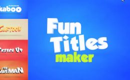 Fun Titles Constructor - Videohive
