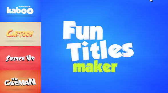 Fun Titles Constructor – Videohive