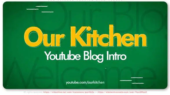 Our Kitchen – Cooking Blog Opener – Videohive