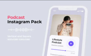 Podcast Instagram Pack | Vertical and Square – Videohive