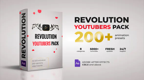 Revolution Youtubers Pack – Videohive