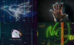Scan Fingerprint Biometrics Logo Reveal - Videohive