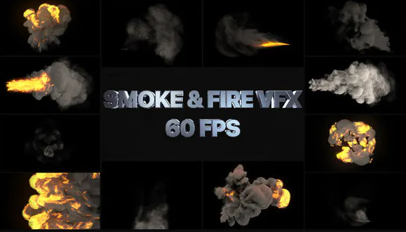 Smoke And Fire VFX Elements | After Effects – Videohive