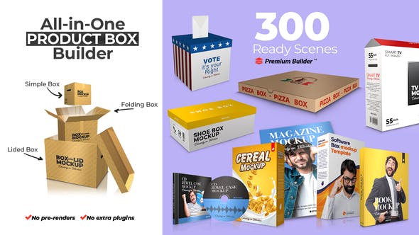 All-in-One Product Box Builder – Videohive