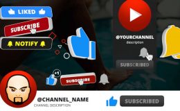 Youtube Subscribe Elements 3D - FINAL CUT PRO