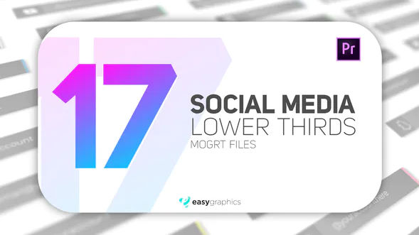 Elegant Social Media Lower Third – Videohive