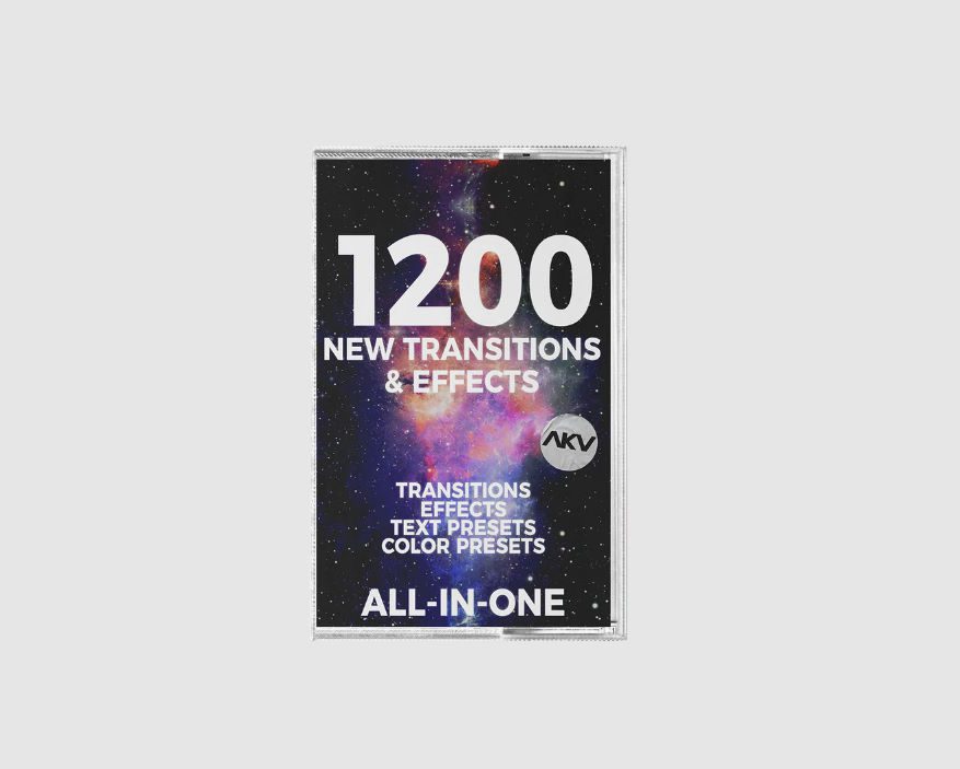 1200+ Transitions & Effects Pack AKV Studios cover preview