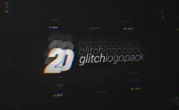20 Glitch Logo Intro Reveal Pack - Videohive