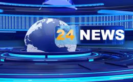 24 news opener with looped background - Videohive