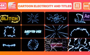 Videohive Cartoon Electricity And Titles – After Effects