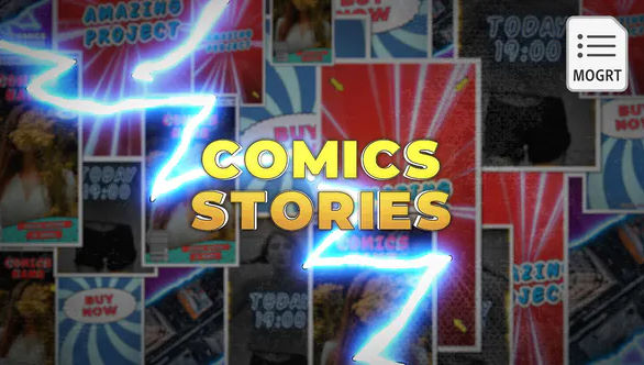 Videohive Comics Instagram Stories – MOGRT – Premiere Pro