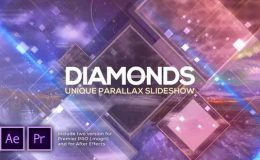 Videohive Diamonds Unique Parallax Slideshow - Premiere Pro
