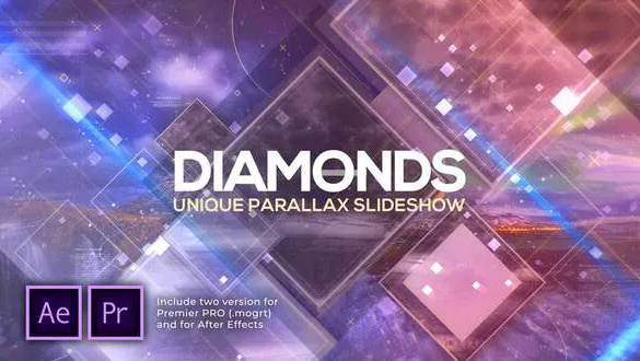 Videohive Diamonds Unique Parallax Slideshow – Premiere Pro