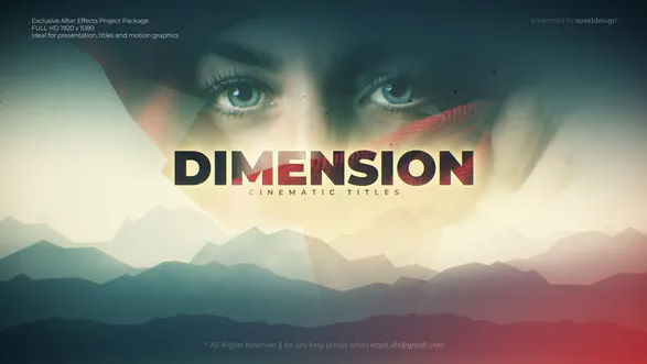 Dimension Cinematic title