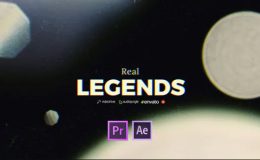 Film Titles Slideshow Real Legends - Premiere Pro