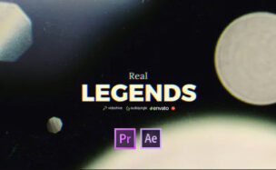 Film Titles Slideshow Real Legends – Premiere Pro