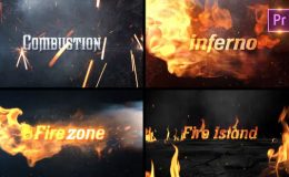 Fire Title Sting Pack Premiere PRO - Videohive