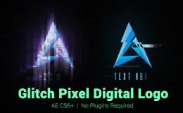 Videohive Glitch Pixel Digital Logo