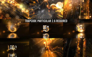 Glowing Particals Logo Reveal 36 : Golden Particals 12 – Videohive