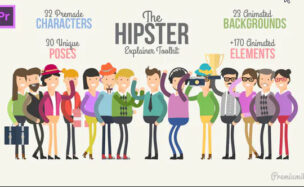 Hipster Explainer Toolkit Essential Graphics | Mogrt – Premiere Pro
