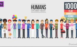 Humans Explainer Essential Graphics | Mogrt - Premiere Pro