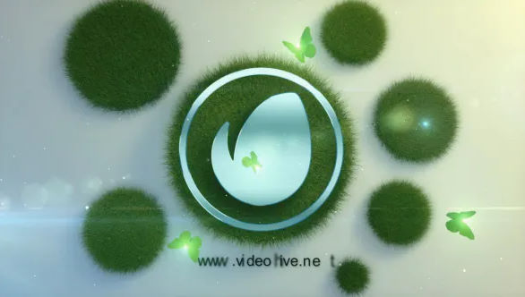 Videohive Logo in the Grass