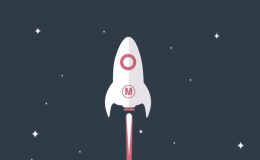 Minimal Rocket Logo + Sound Effects