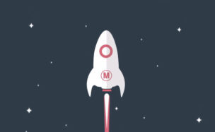 Minimal Rocket Logo + Sound Effects