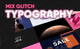 Videohive Mix Glitch Typography