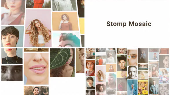 Mosaic Stomp Multi Photo Logo