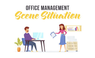Videohive Office management – Scene Situation