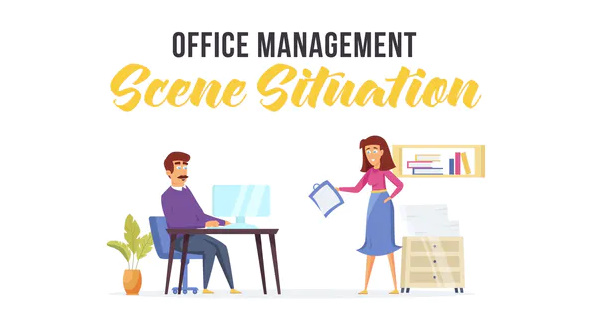 Videohive Office management – Scene Situation