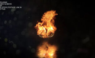 Realistic Fire Logo 3 – Videohive