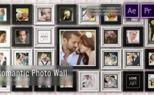 Videohive Romantic Photo Wall – Premiere Pro
