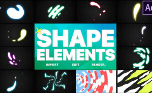 Videohive Shapes Elements Pack – After Effects
