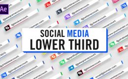 Videohive Social Media Lower Third Parallelogram