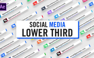 Videohive Social Media Lower Third Parallelogram