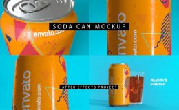 Videohive Soda Can Mockup 4K