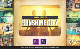 Vintage Slideshow Sunshine City - Premiere Pro