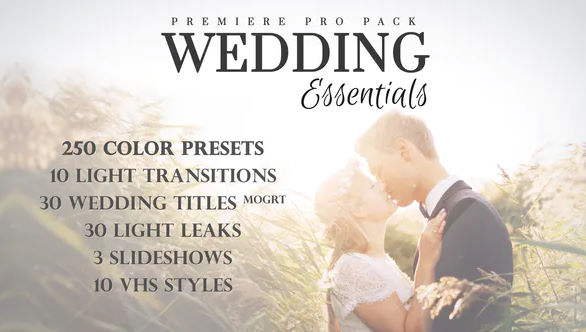 Videohive Wedding Essentials Pack for Premiere Pro