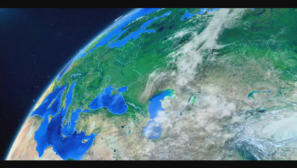 World Map Earth Zoom – Videohive