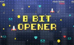 Videohive 8 Bit Old Game Opener