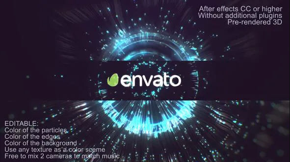 Videohive Crystall Particle Logo Reveal