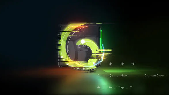 VIDEOHIVE GLOW AND GLITCH LOGO REVEAL