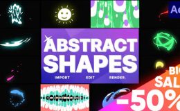Videohive Abstract Liquid Shapes - After Effects