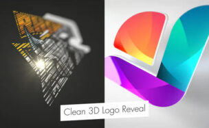 Clean 3D Logo Reveal – Videohive