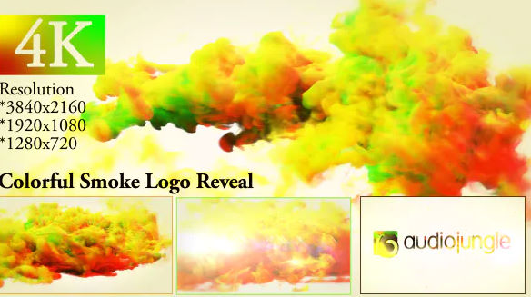 Videohive Colorful Smoke Logo Reveal